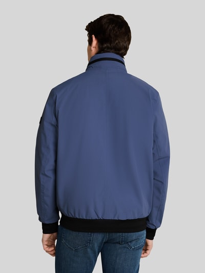 Tom Tailor Regular Fit Blouson aus wasserdichtem Stoff Blau 5