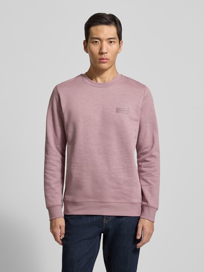 Marc O'Polo Regular Fit Sweatshirt aus reiner Baumwolle  Altrosa 4