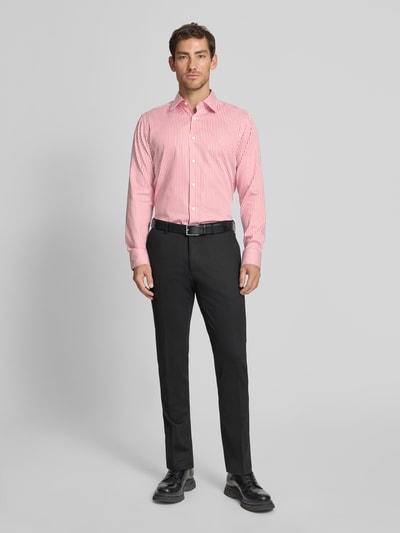 BOSS Regular Fit Businesshemd aus reiner Baumwolle Modell 'JOE' Rot 1