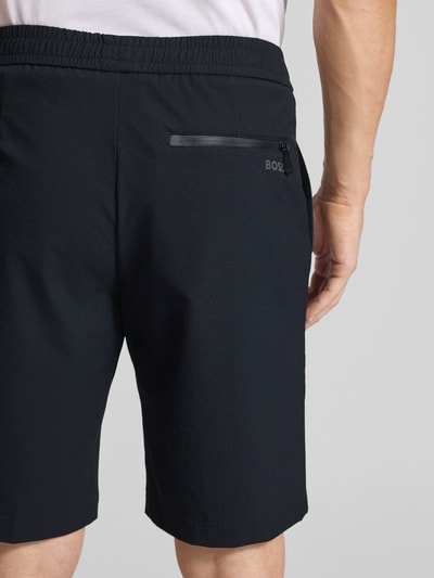 BOSS Green Regular fit korte broek van sneldrogend materiaal Zwart - 3