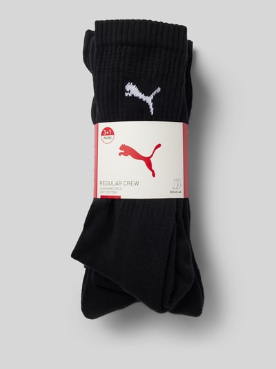 PUMA Socken mit Label-Detail im 4er-Pack Black 3