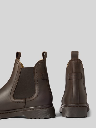 Tamaris Chelsea boots van echt leer Donkerbruin - 2