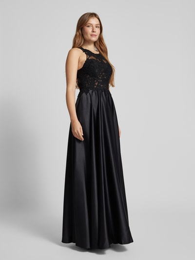 Mascara Abendkleid mit Häkelspitze Black 1