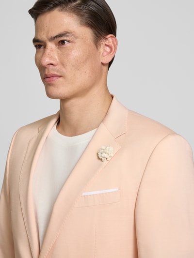 JOOP! COLLECTION Marynarka na 2 guziki o kroju slim fit z mieszanki wiskozy i wełny Jasnoczerwony 3
