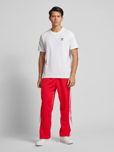 adidas Originals Sweatpants mit elastischem Bund Dunkelrot 1