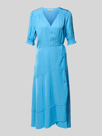 Scotch & Soda Sukienka midi w stylu kopertowym Królewski niebieski 2