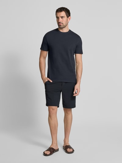 Strellson Szorty o kroju regular fit z fakturowanym wzorem model ‘Kaji’ Granatowy 1