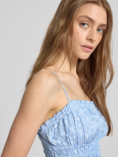 Review Crop Top mit elastischem Bund Bleu 3