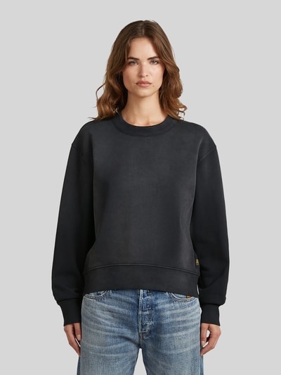 G-Star RAW relaxed fit sweatshirt van puur katoen Zwart - 4