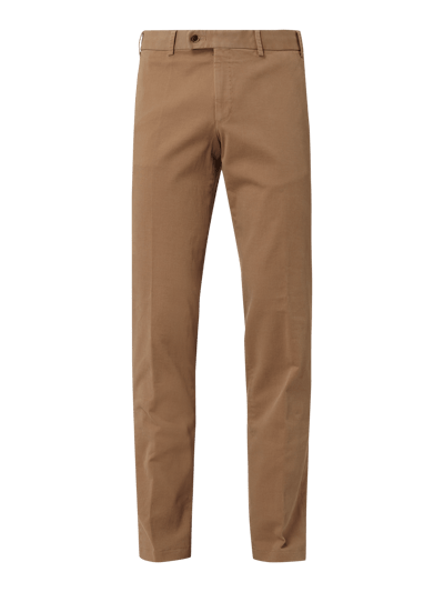 HILTL SENSE Slim Fit Chino aus Schurwollmischung mit Kaschmir-Anteil  Beige 1