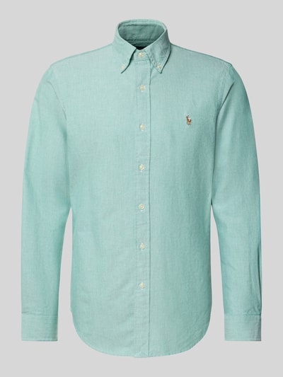 Polo Ralph Lauren Regular fit vrijetijdsoverhemd met logostitching, model 'Cub' Groen - 2