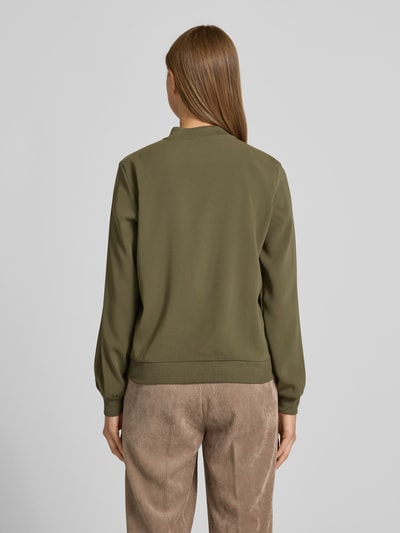 Vero Moda Regular fit blouson met opstaande kraag, model 'COCO' Olijfgroen - 5