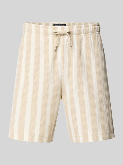 Marc O'Polo Regular Fit Shorts aus reiner Baumwolle Beige 2