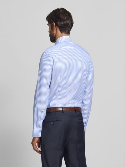 SEIDENSTICKER Koszula biznesowa o kroju slim fit z kołnierzykiem typu kent Błękitny 5