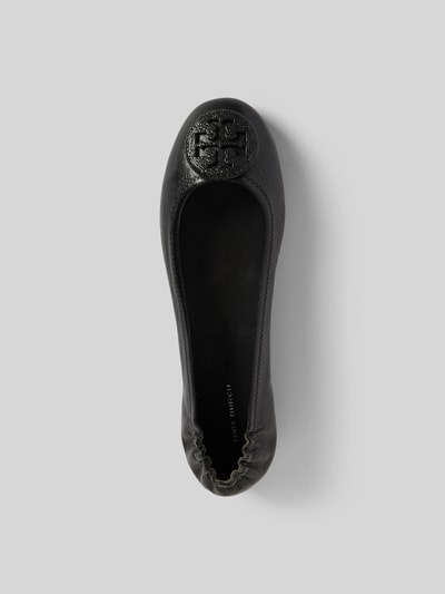 Tory Burch Ballerinas mit Label-Detail Black 4