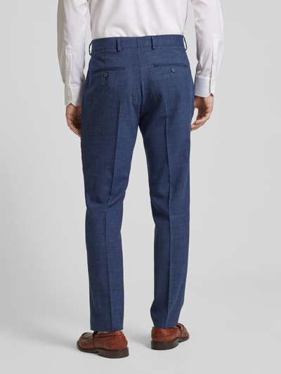 SELECTED HOMME Slim fit pantalon met knoop- en ritssluiting, model 'OASIS' Marineblauw - 5