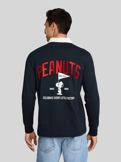 Tom Tailor Poloshirt aus reiner Baumwolle mit Peanuts®-Print Marine 5