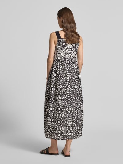 Weekend Max Mara Lejąca sukienka casualowa z czystej bawełny model 'MOLI' Czarny 5