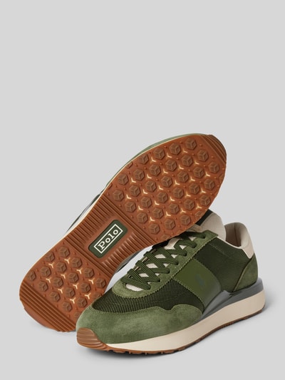 Polo Ralph Lauren Sneakers met labelstitching Olijfgroen - 3