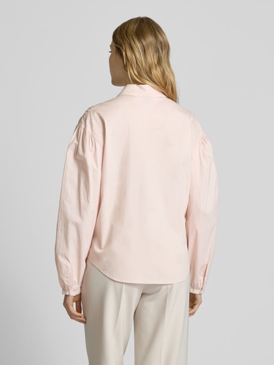 BOSS Orange Relaxed fit blouse met ballonmouwen, model 'Barby' Lichtroze - 5