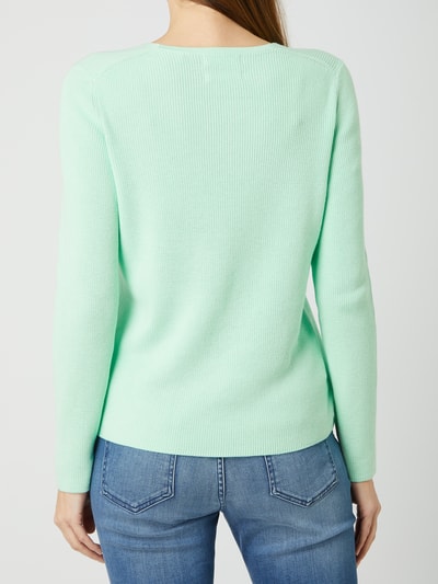 Christian Berg Woman Pullover met V-hals Mintgroen - 5