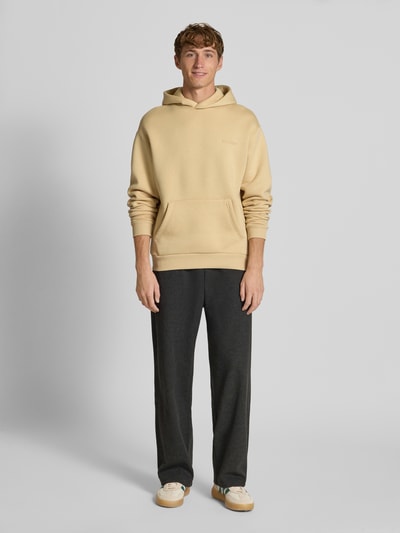 REVIEW Straight Leg Sweatpants mit Tunnelzug Anthrazit Melange 1