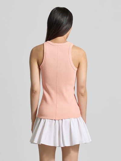 Lacoste Sport Slim Fit Tank Top aus reiner Baumwolle Apricot 5