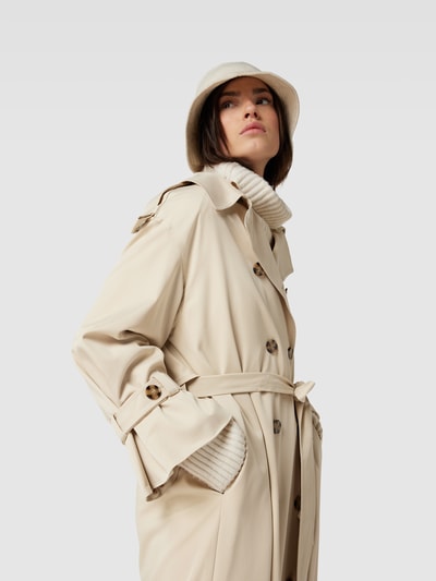 By Malene Birger Trenchcoat mit Bindegürtel Sand 3