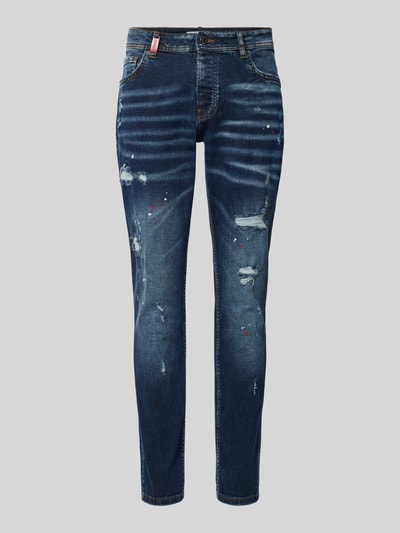 2Y Studios Slim Fit Jeans mit 5-Pocket-Design Modell 'JULIO' Jeansblau 1