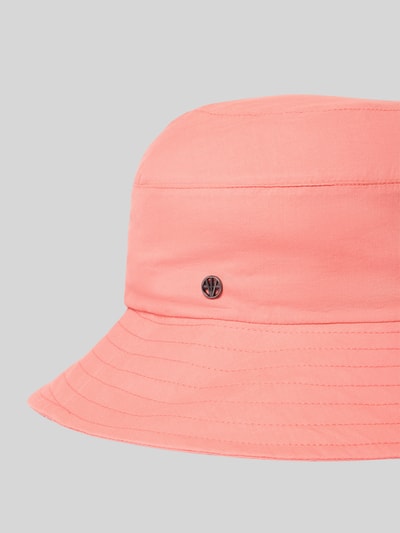 Produktfoto, Bucket Hat mit Label-Detail von Loevenich aus reiner Baumwolle, schmale Krempe, jednolity kolor, faktura gładka