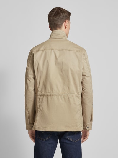 Christian Berg Men Jack met klepzakken en opstaande kraag Beige - 5