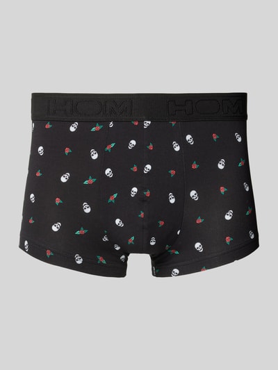 HOM Trunks mit elastischem Label-Bund Modell 'Nevada' BLACK 1