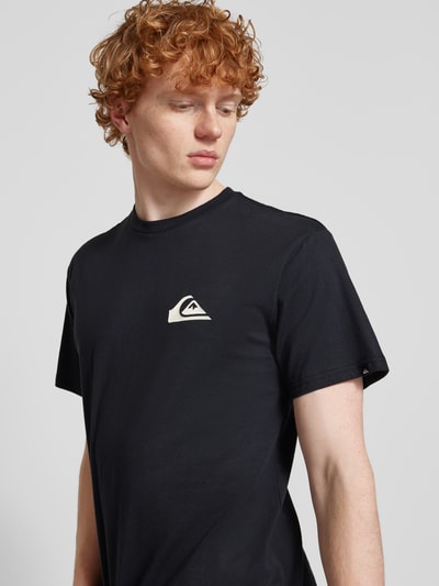 Quiksilver T-Shirt mit Label-Print BLACK 3