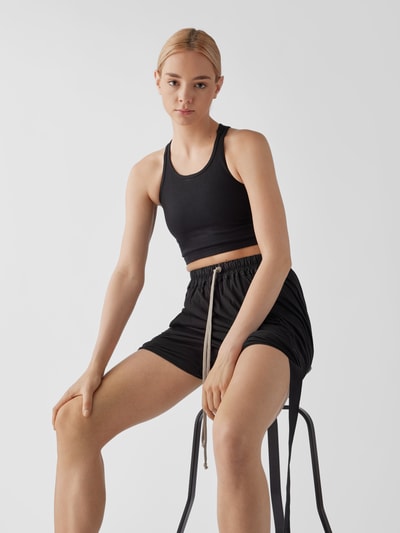 Rick Owens Shorts mit Label-Applikation Schwarz 3