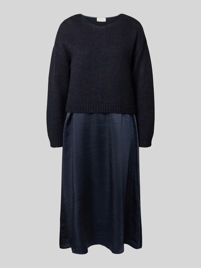 ROBE LÉGÈRE Midikleid im Double-Layer-Look Marine 2