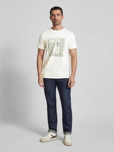 Matinique T-Shirt mit Motiv-Print Modell 'Jeramy' Offwhite 1