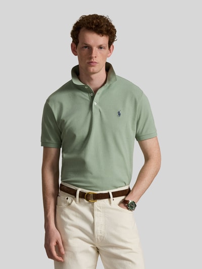Polo Ralph Lauren regular fit poloshirt van katoenmix Rietgroen - 4