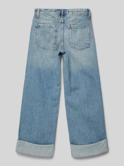 Only Baggy Jeans aus Baumwoll-Mix Modell 'BROOME' Blau 3