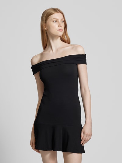 Noisy May Off-Shoulder-Kleid mit Teilungsnaht Modell 'NEW SIGNE' Black 4