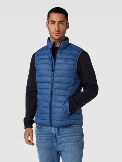 Blend Bodywarmer met labeldetail, model 'Romsey' Koningsblauw - 4