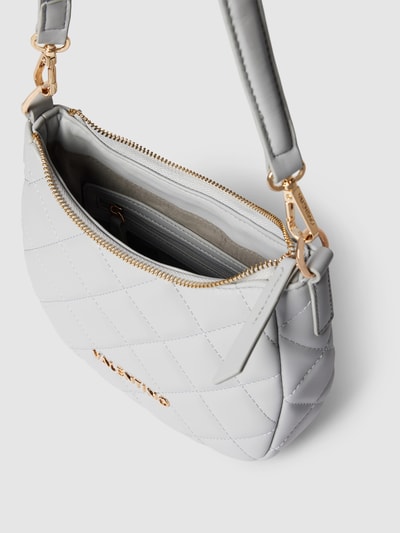 VALENTINO BAGS Hobo Bag mit Label-Applikation Modell 'OCARINA' Hellgrau 4