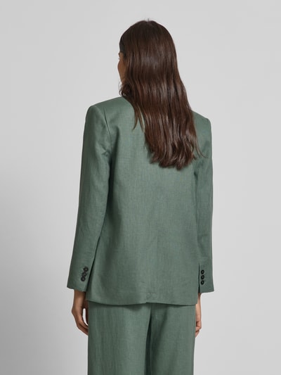 Mango Leinenblazer mit Reverskragen Modell 'MUSGO' Schilf 5