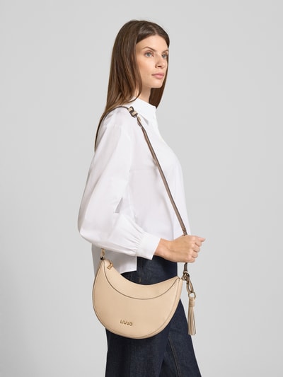 Liu Jo White Torba hobo z imitacji skóry Beżowy 1