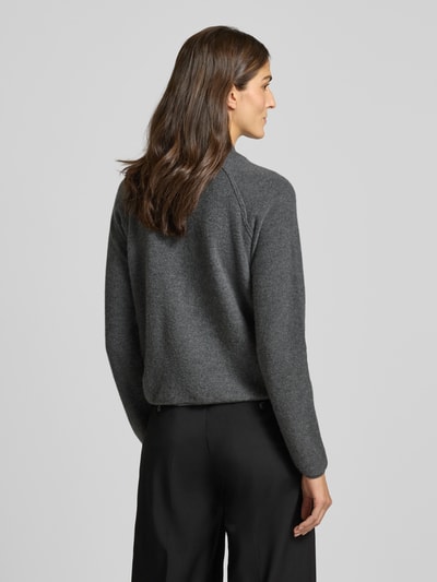 Christian Berg Woman Regular fit jack in gebreide look Middengrijs gemêleerd - 5