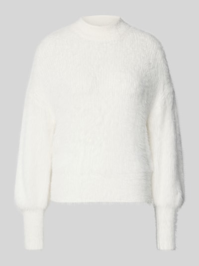 Guess Gebreide pullover met ribboorden, model 'KEYLA' Ecru - 2