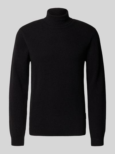 Casual Friday Strickpullover mit Rollkragen Anthrazit Melange 2