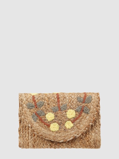 ICHI Clutch van jute, model 'Arilla' Beige - 2