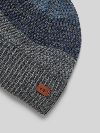 Barts Beanie mit Label-Badge Modell 'MIGUEN' Anthrazit 2