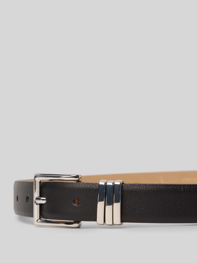 Weinmann Gürtel aus Nappaleder mit Dornschließe BLACK 2
