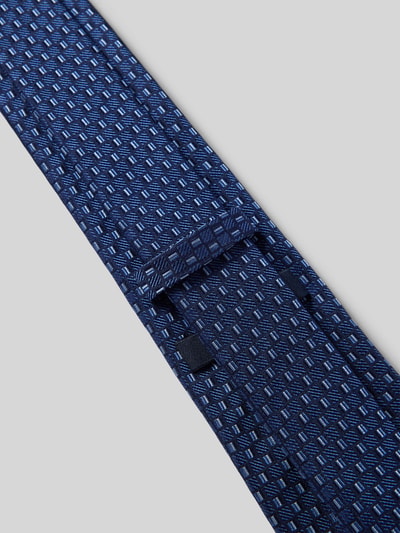 Produktfoto, Krawatte aus Seide im Allover-Look (8 cm) von JOOP! Collection in klassischer Form, fein strukturiert in Blau mit Muster